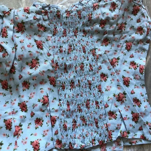 💙NWOT Reformation Bev Top Petunia - Picture 5 of 5